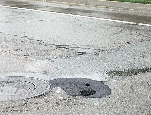 Sinkhole Forms Near SR-52 in Santee
